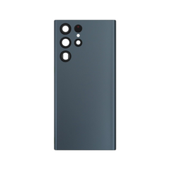 Vitre arrière Samsung Galaxy S22 Ultra S908 Bleu ciel avec lentille – OEM