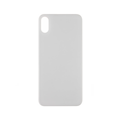 Vitre arrière iPhone X Blanche Extra (Cadre caméra agrandi) - OEM