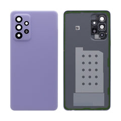 Samsung Galaxy A52 A525, A526, A52s A528 Vitre arrière Violet avec lentille - OEM