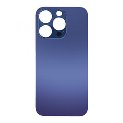 Vitre arrière iPhone 14 Pro Max Bleu (Contour caméra agrandi)