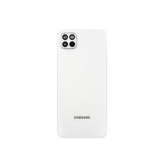 Vitre arrière Samsung Galaxy A22 5G A226B Blanche avec lentille – OEM