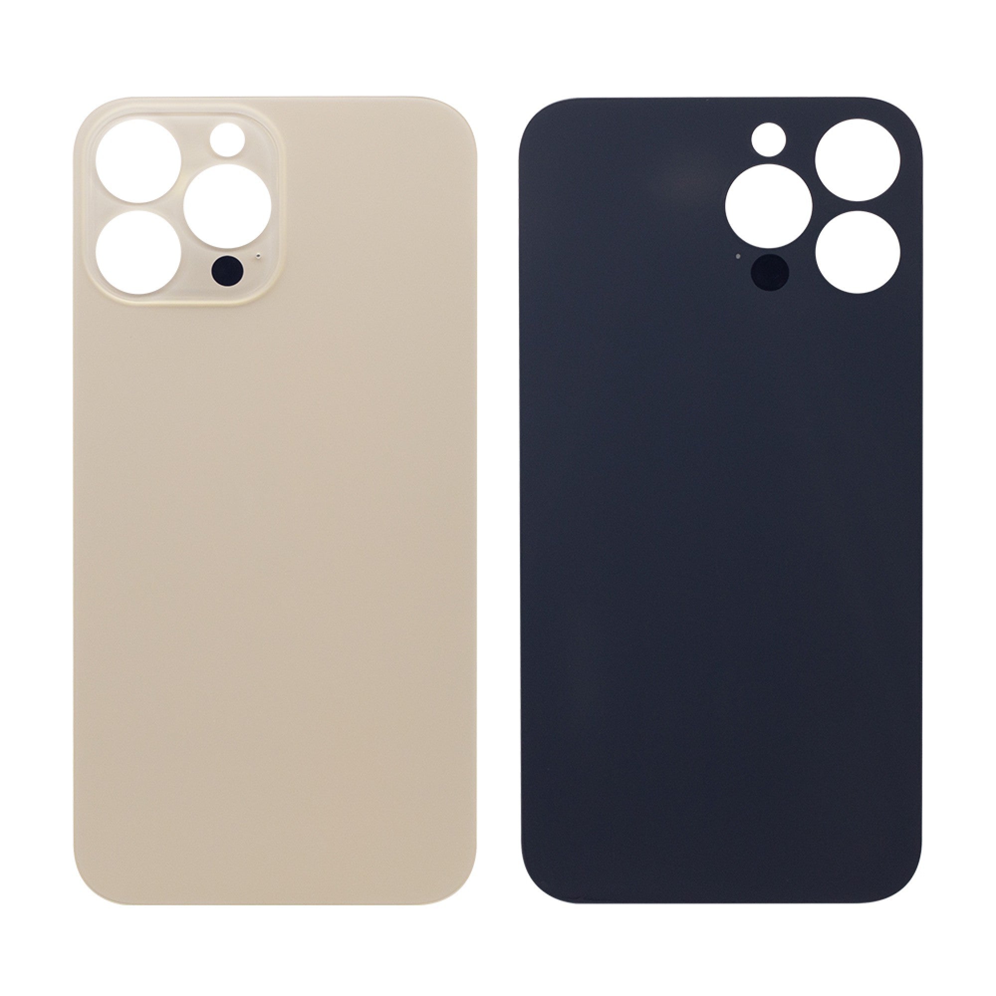Vitre arrière iPhone 13 Pro Max Or (Cadre caméra agrandi) - OEM