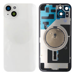 Vitre arrière iPhone 14 Plus Blanc (Contour caméra agrandi)