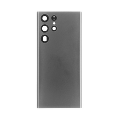 Vitre arrière Samsung Galaxy S22 Ultra S908 Graphite avec lentille-OEM