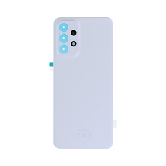 Vitre arrière Samsung Galaxy A23 5G A236B Blanche avec lentille – OEM