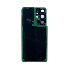 Vitre arrière Samsung Galaxy S21 Ultra 5G G998 Bleu Marine Avec lentille - OEM