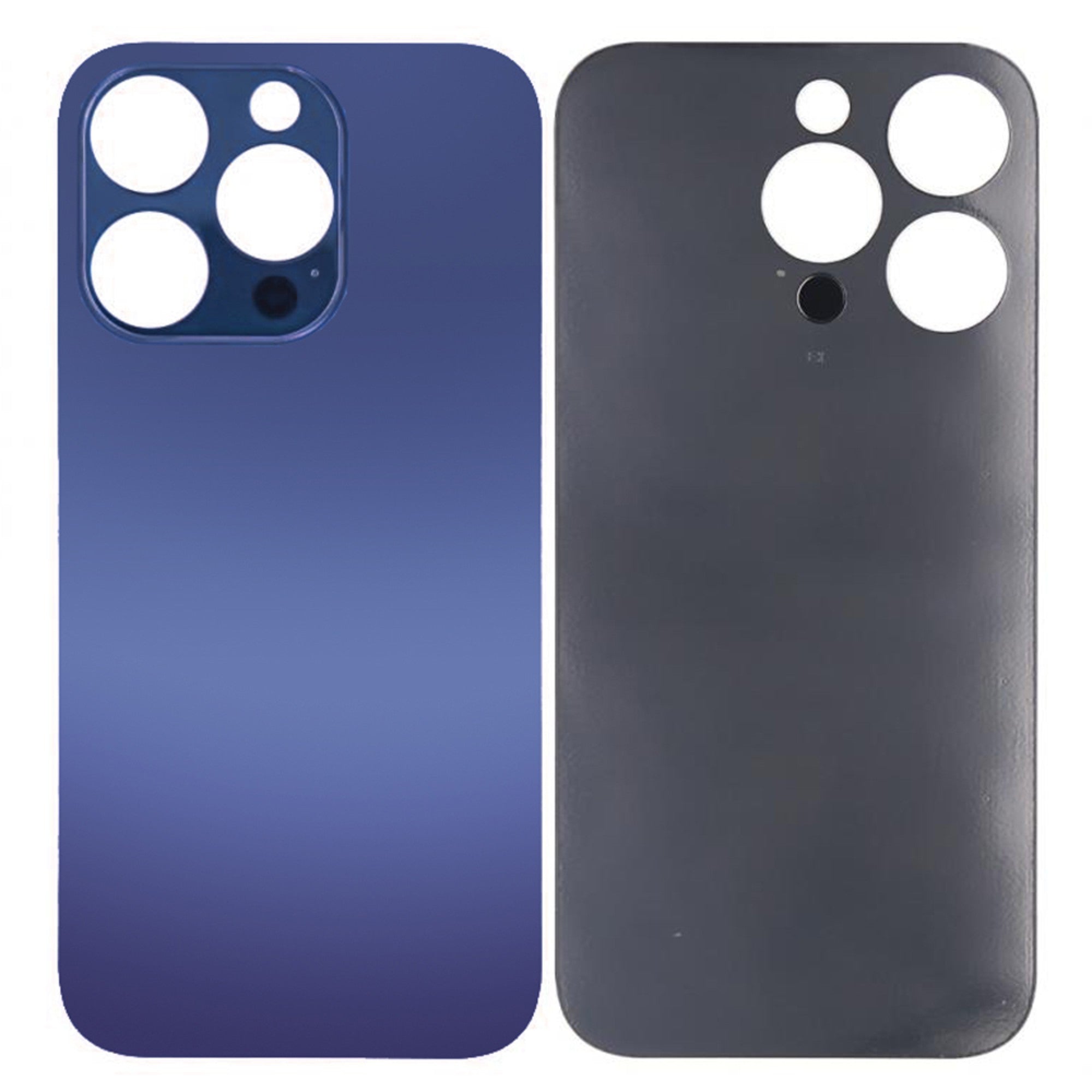 Vitre arrière iPhone 14 Pro Max Bleu (Contour caméra agrandi)