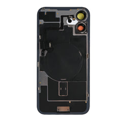 Vitre arrière iPhone 16 Plus avec NFC, cadre caméra agrandi Noir