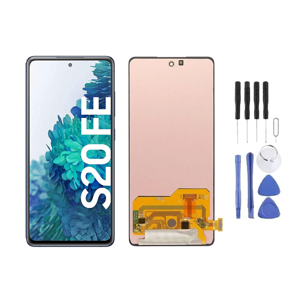 Ecran LCD AMOLED + Vitre pour Samsung Galaxy S20 FE 5G (G781) + Kit d'outils