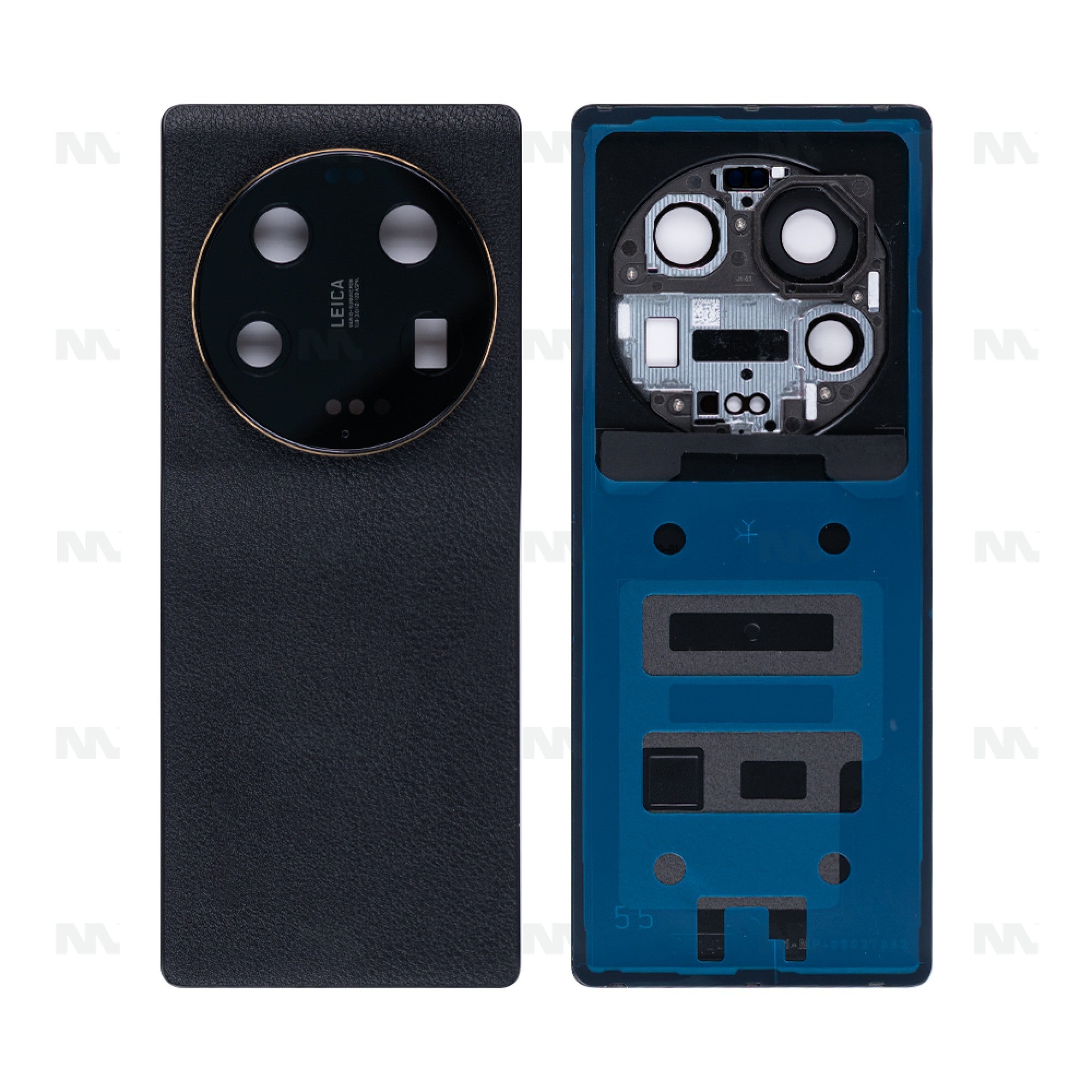 Vitre arrière Xiaomi 13 Ultra (2304FPN6DC) Noir avec lentille - OEM