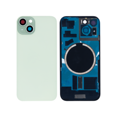 Vitre arrière iPhone 15 Plus Vert (Cadre caméra agrandi, sans logo)