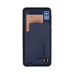 Vitre arrière Samsung Galaxy A10 A105F Bleue avec lentille – OEM