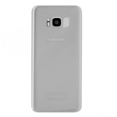 Samsung Galaxy S8 G950 Vitre arrière argent avec lentille - OEM