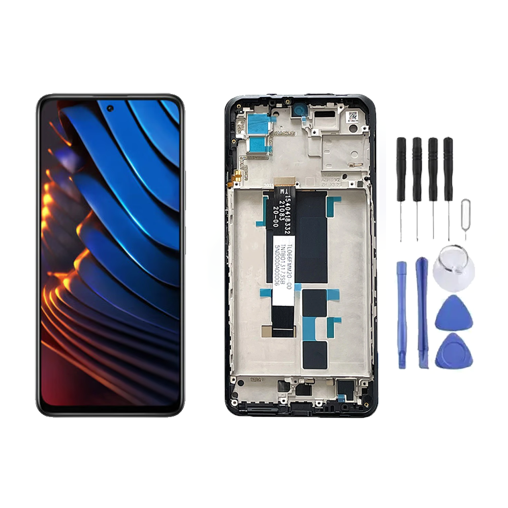 Chassis + Ecran LCD + Vitre pour Xiaomi Poco X3 GT + Kit d'outils