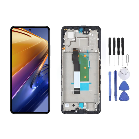 Chassis +  Ecran LCD + Vitre pour Xiaomi Poco X4 GT + Kit d'outils