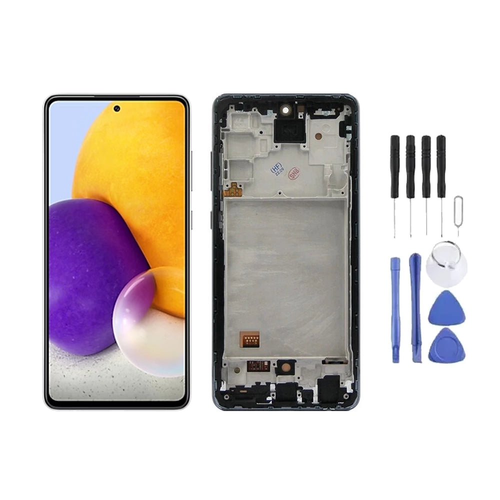 Chassis + Ecran LCD + Vitre pour Samsung Galaxy A72 5G (A726) + Kit d'outils