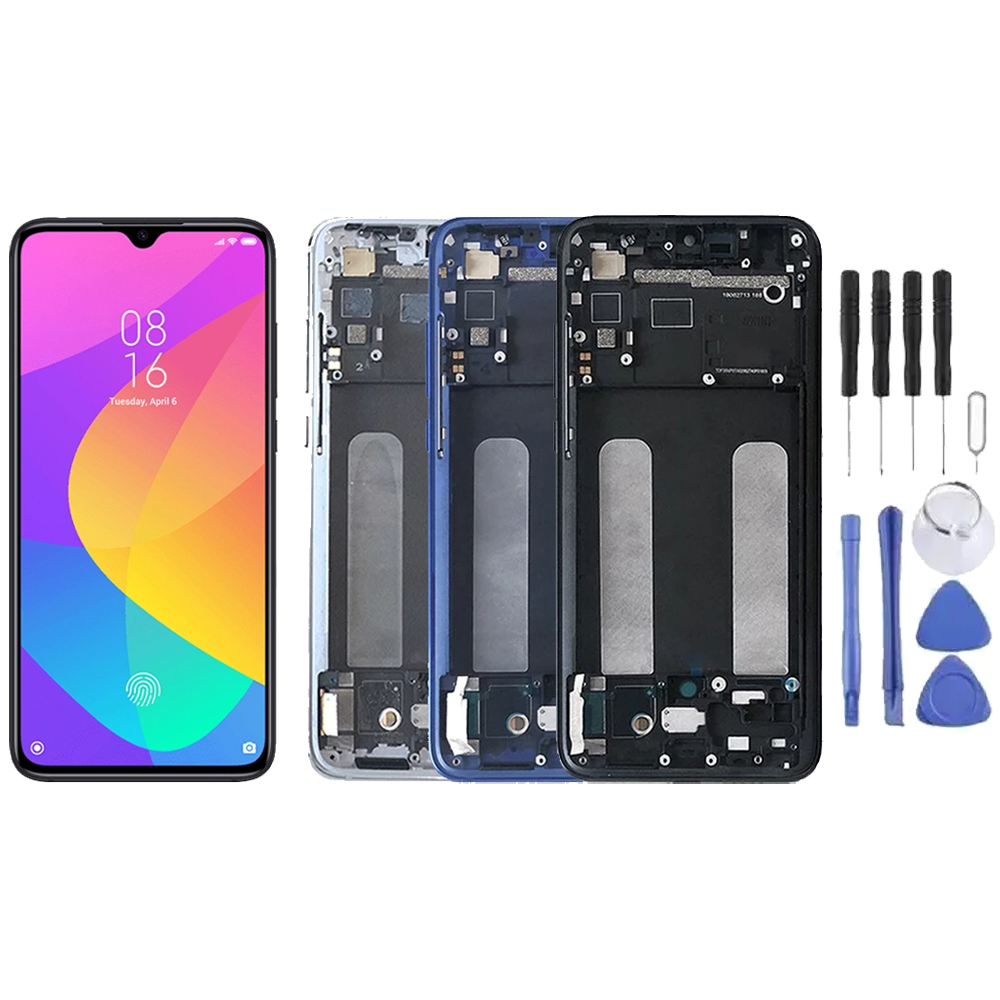 Chassis + Ecran LCD + Vitre pour Xiaomi Mi 9 Lite / Mi CC9 + Kit d'outils