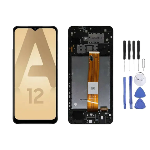 Chassis + Ecran LCD + Vitre pour Samsung Galaxy A12 (A125) + Kit d'outils