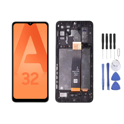 Chassis + Ecran LCD + Vitre pour Samsung Galaxy A32 4G / 5G + Kit d'outils