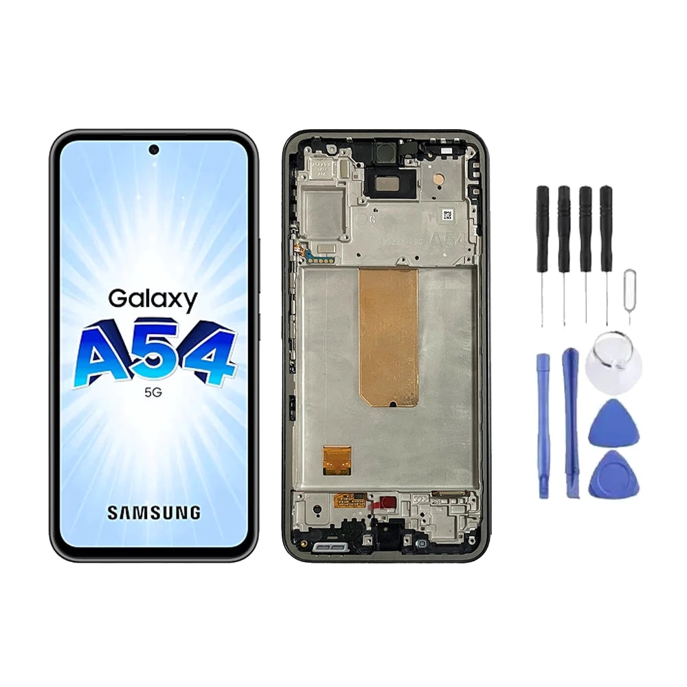 Chassis + Ecran LCD + Vitre pour Samsung Galaxy A54 5G (A546) + Kit d'outils