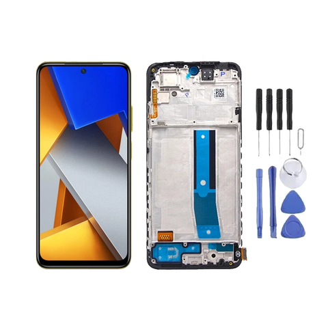 Chassis + Ecran LCD + Vitre pour Xiaomi Poco M4 Pro + Kit d'outils