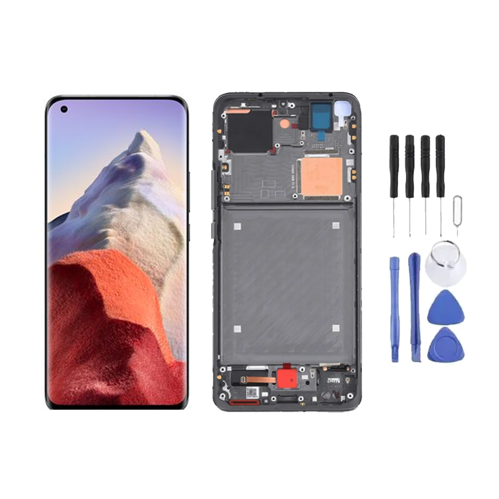 Chassis + Ecran LCD + Vitre pour Xiaomi Mi 11 Pro + Kit d'outils