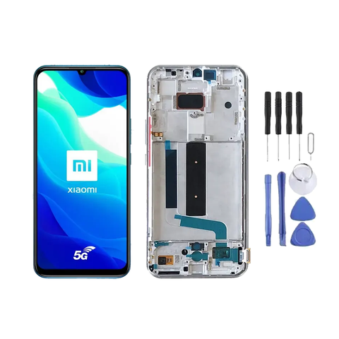 Chassis + Ecran LCD + Vitre pour Xiaomi Mi 10 Lite 5G + Kit d'outils