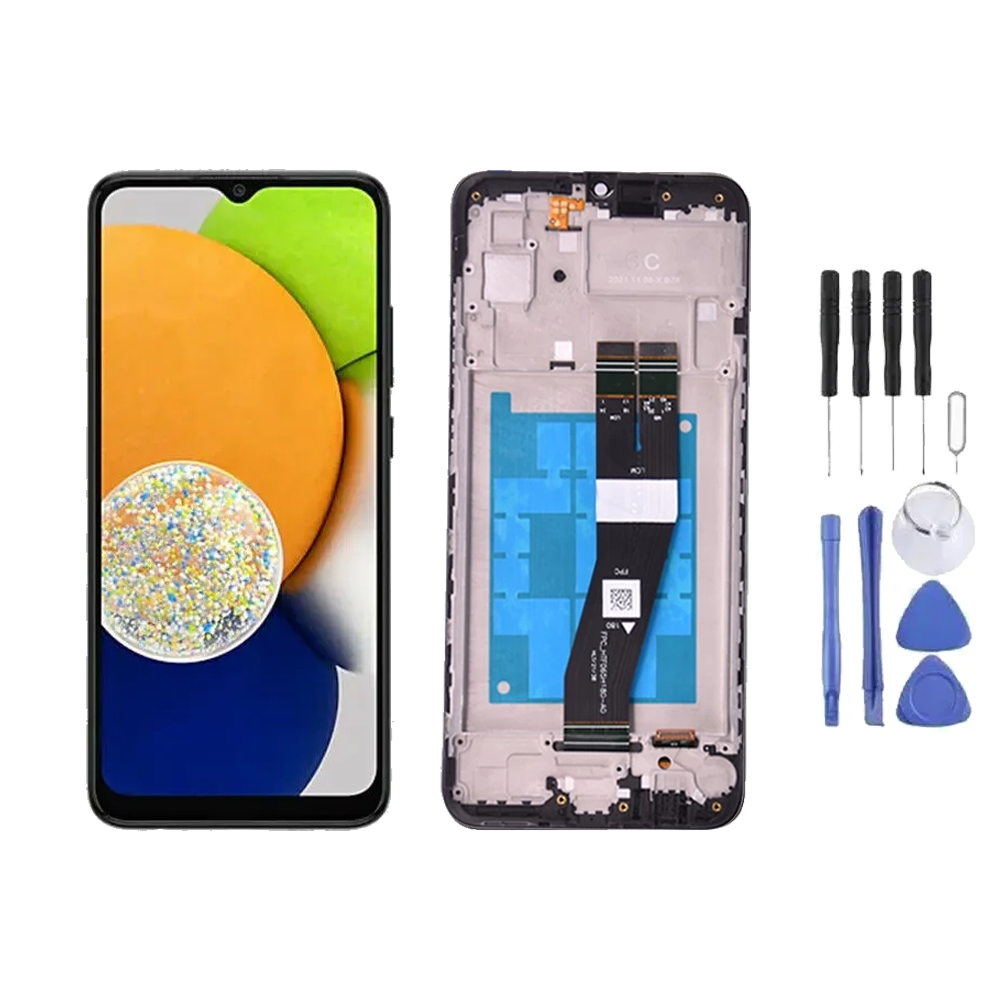 Chassis + Ecran LCD + Vitre pour Samsung Galaxy A03 (A035) + Kit d'outils