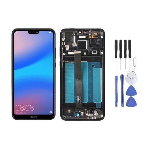 Chassis + Ecran LCD + Vitre pour Huawei P20 + Kit d'outils