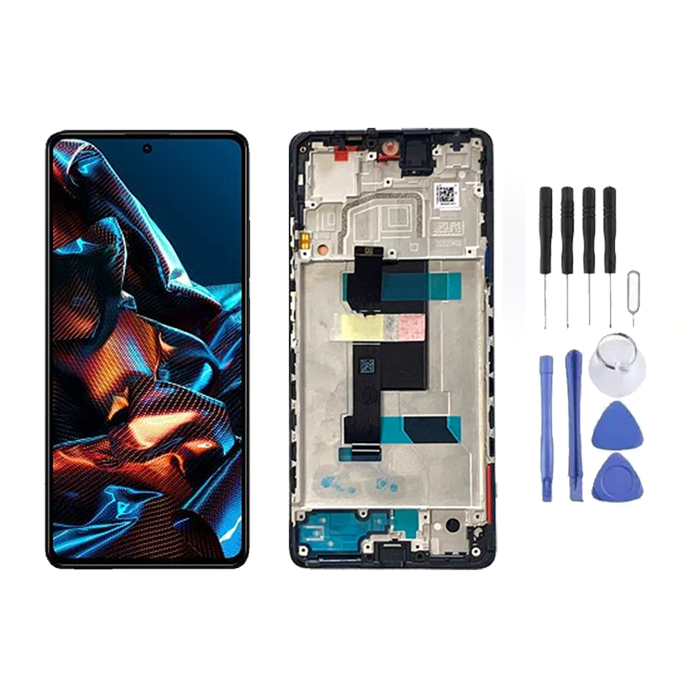 Chassis +  Ecran LCD + Vitre pour Xiaomi Poco X5 Pro + Kit d'outils