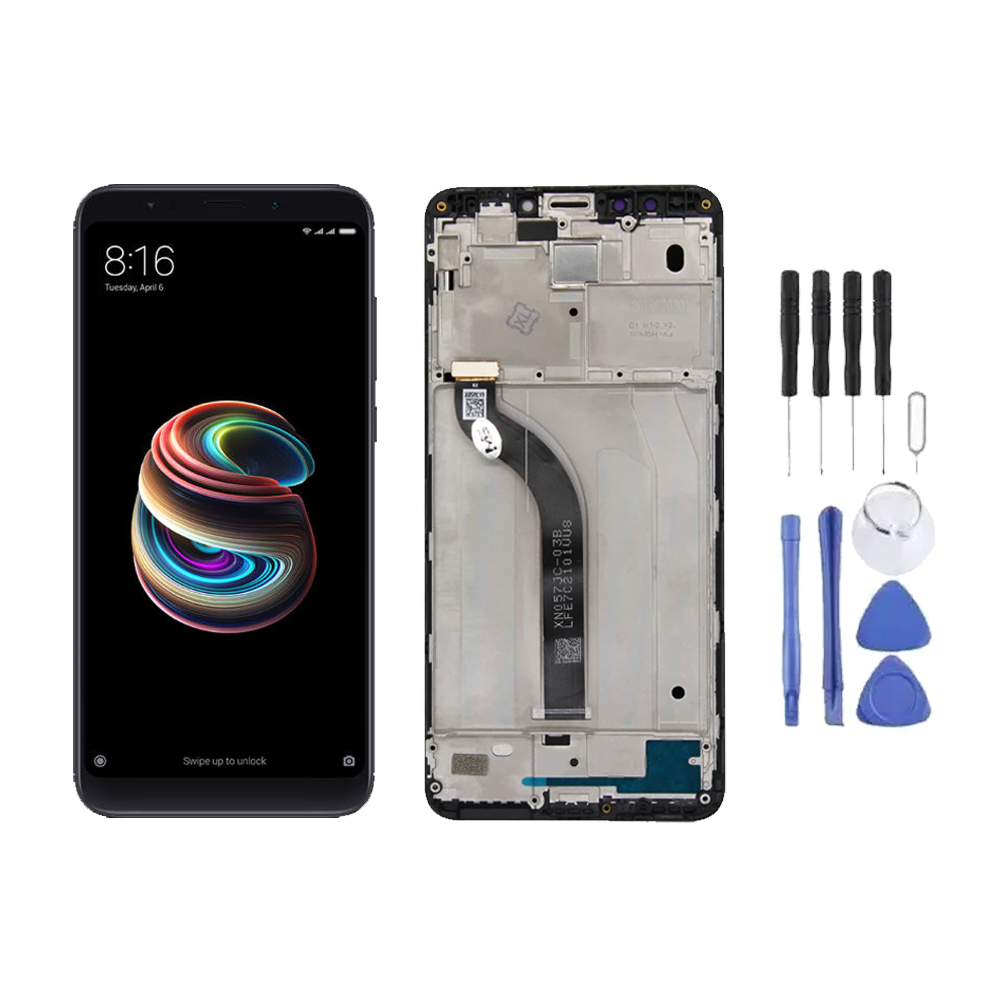 Chassis + Ecran LCD + Vitre pour Xiaomi Redmi 5 + Kit d'outils