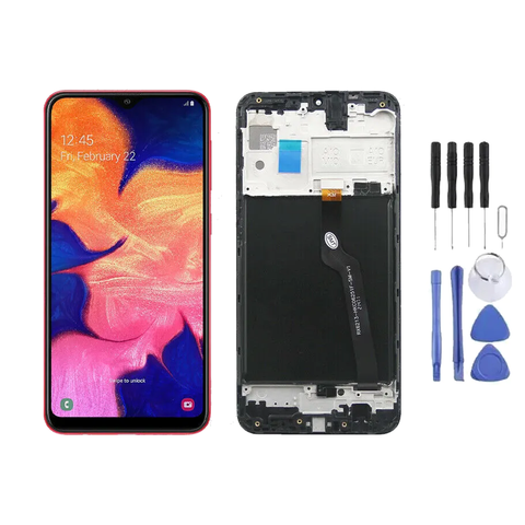 Chassis + Ecran LCD + Vitre pour Samsung Galaxy A10 (A105) + Kit d'outils