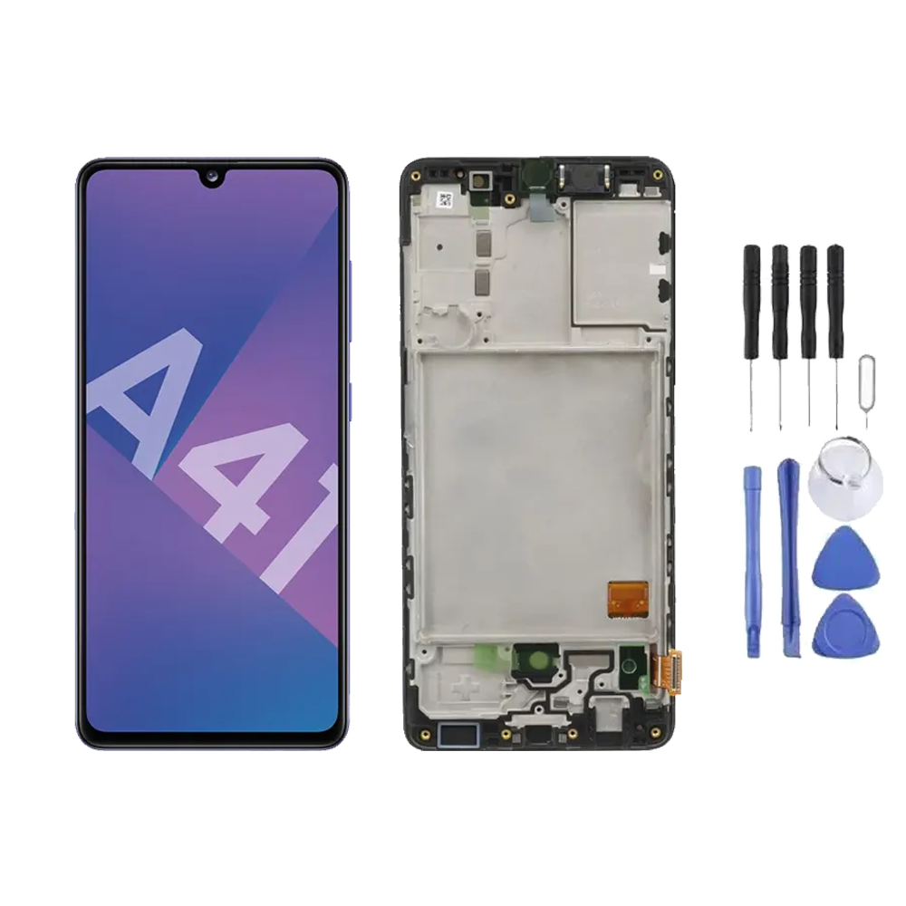 Chassis + Ecran LCD + Vitre pour Samsung Galaxy A41 (A415) + Kit d'outils