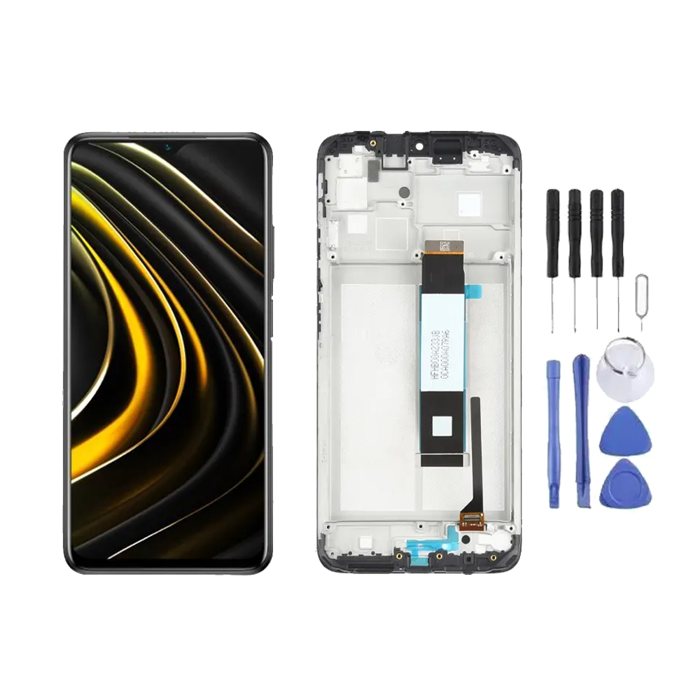 Chassis + Ecran LCD + Vitre pour Xiaomi Redmi 9T + Kit d'outils