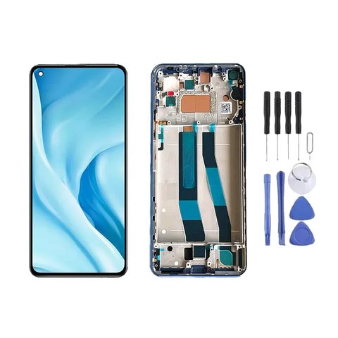 Chassis + Ecran LCD + Vitre pour Xiaomi Mi 11 Lite 5G + Kit d'outils