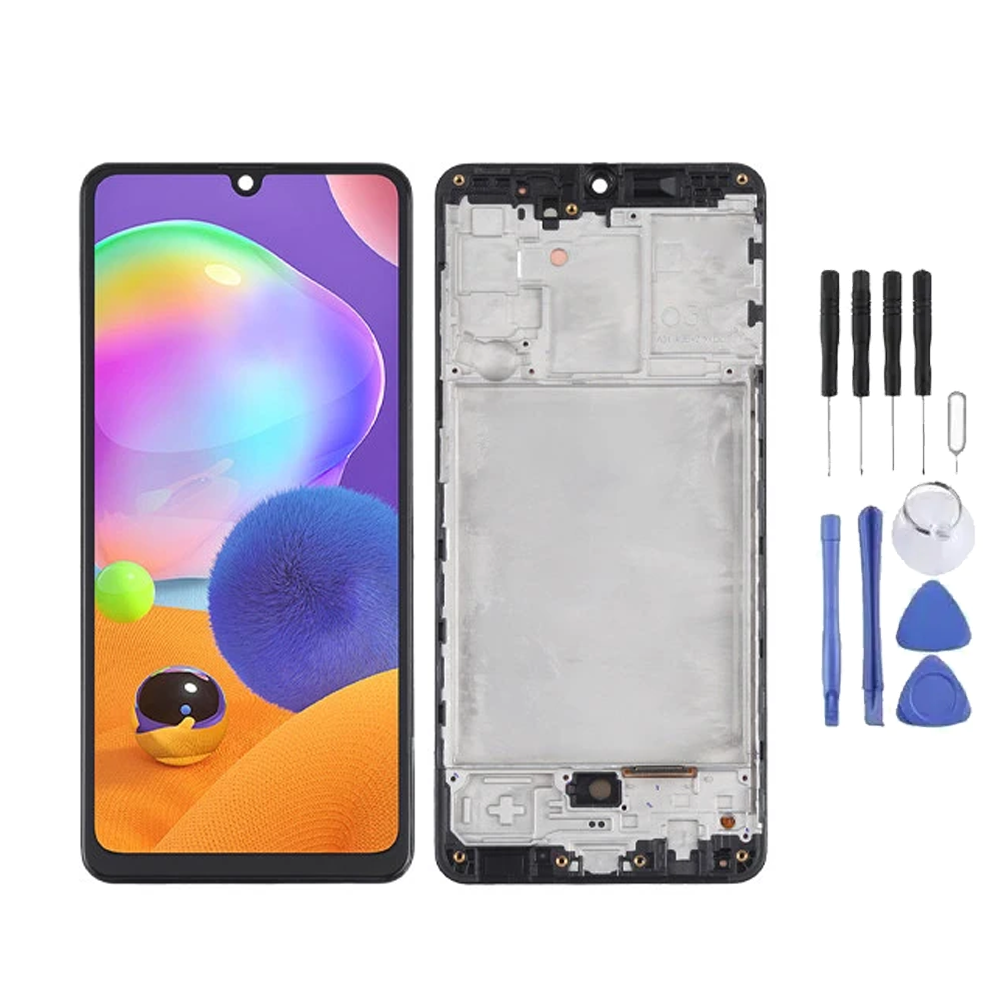 Chassis + Ecran LCD + Vitre pour Samsung Galaxy A31 (A315) + Kit d'outils