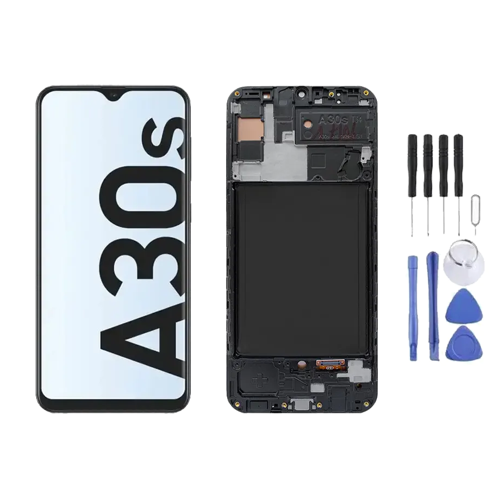 Chassis + Ecran LCD + Vitre pour Samsung Galaxy A30S (A307) + Kit d'outils