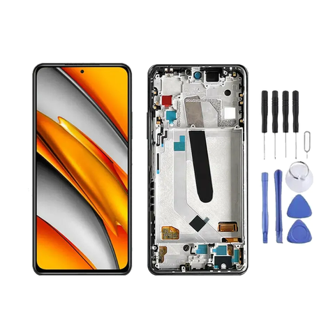 Chassis + Ecran LCD + Vitre pour Xiaomi Poco F3 + Kit d'outils