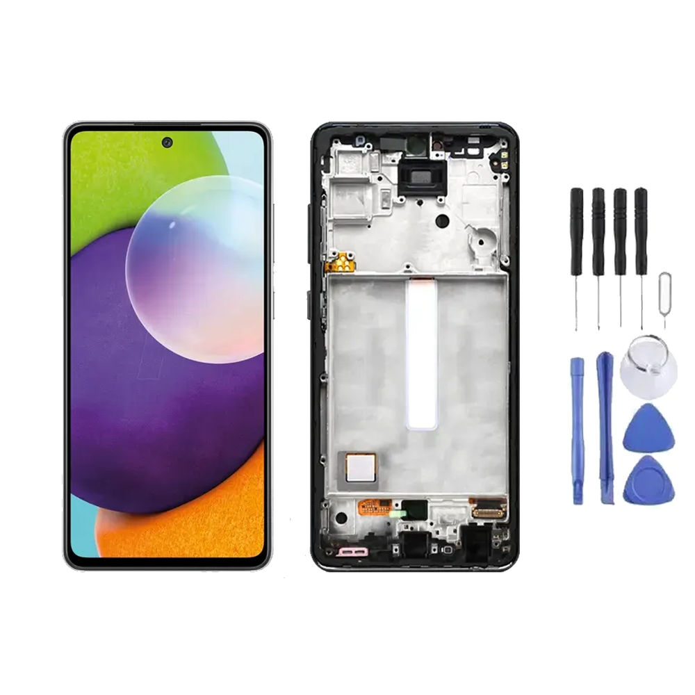 Chassis + Ecran LCD + Vitre pour Samsung Galaxy A52 4G/5G + Kit d'outils