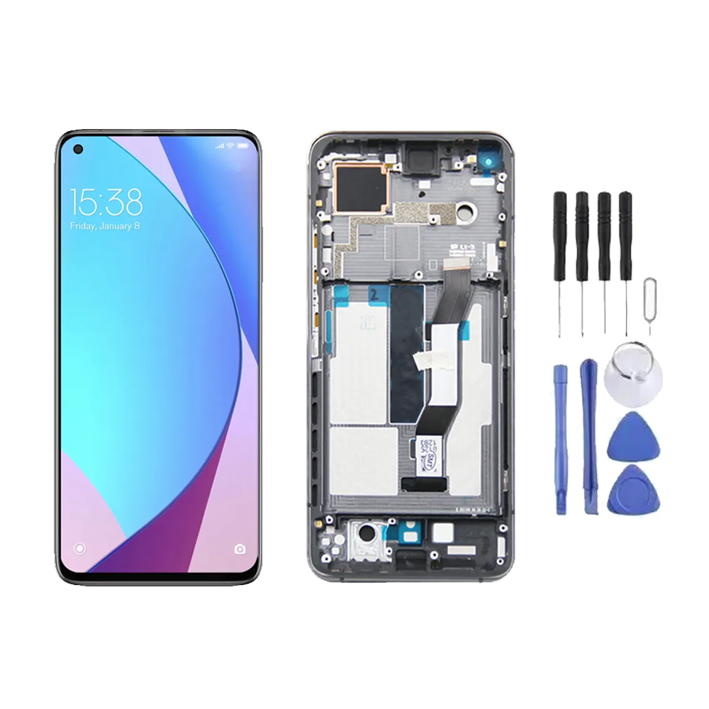 Chassis + Ecran LCD + Vitre pour Xiaomi Mi 10T 5G + Kit d'outils