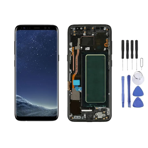 Chassis + Ecran LCD + Vitre pour Samsung Galaxy S8 (G950) + Kit d'outils