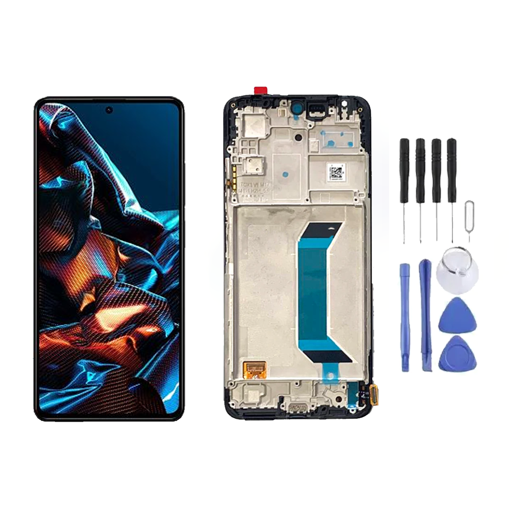 Chassis + Ecran LCD + Vitre pour Xiaomi Poco X5 + Kit d'outils