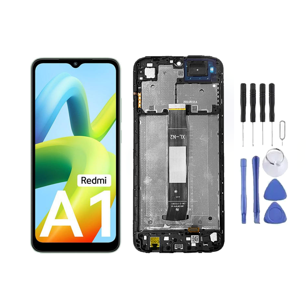 Chassis + Ecran LCD + Vitre pour Xiaomi Redmi A1 + Kit d'outils