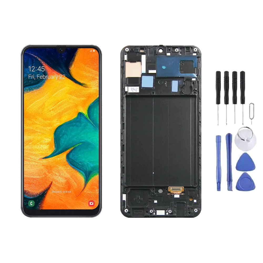 Chassis + Ecran LCD + Vitre pour Samsung Galaxy A30 (A305) + Kit d'outils