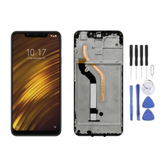 Chassis + Ecran LCD + Vitre pour Xiaomi Pocophone F1 + Kit d'outils