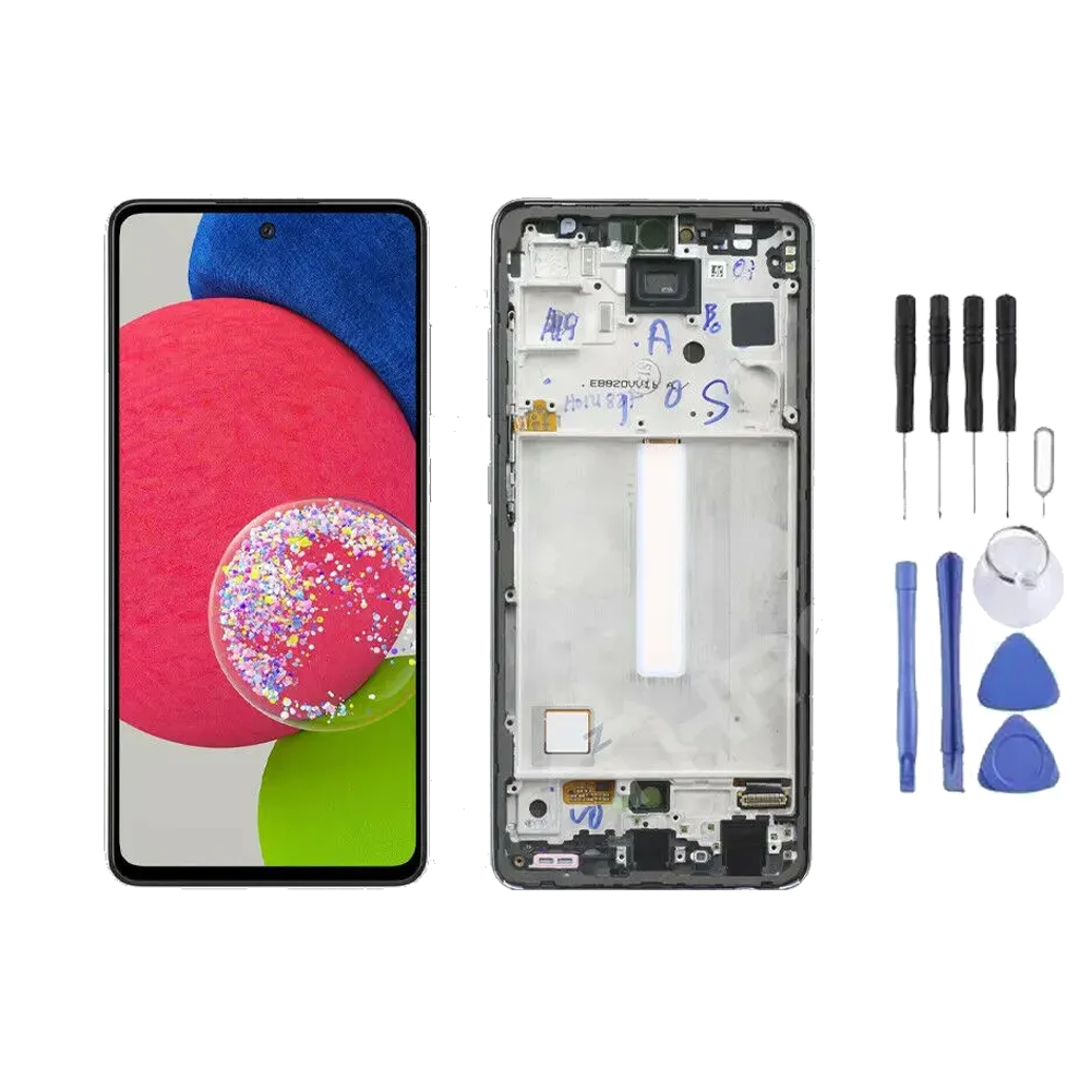 Chassis + Ecran LCD + Vitre pour Samsung Galaxy A52S 5G (A528) + Kit d'outils