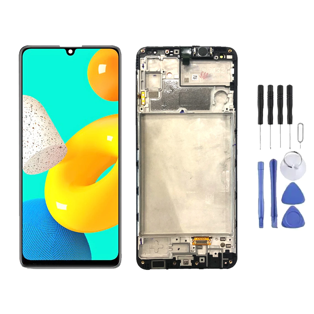 Chassis + Ecran LCD + Vitre pour Samsung Galaxy M32 (M325) + Kit d'outils