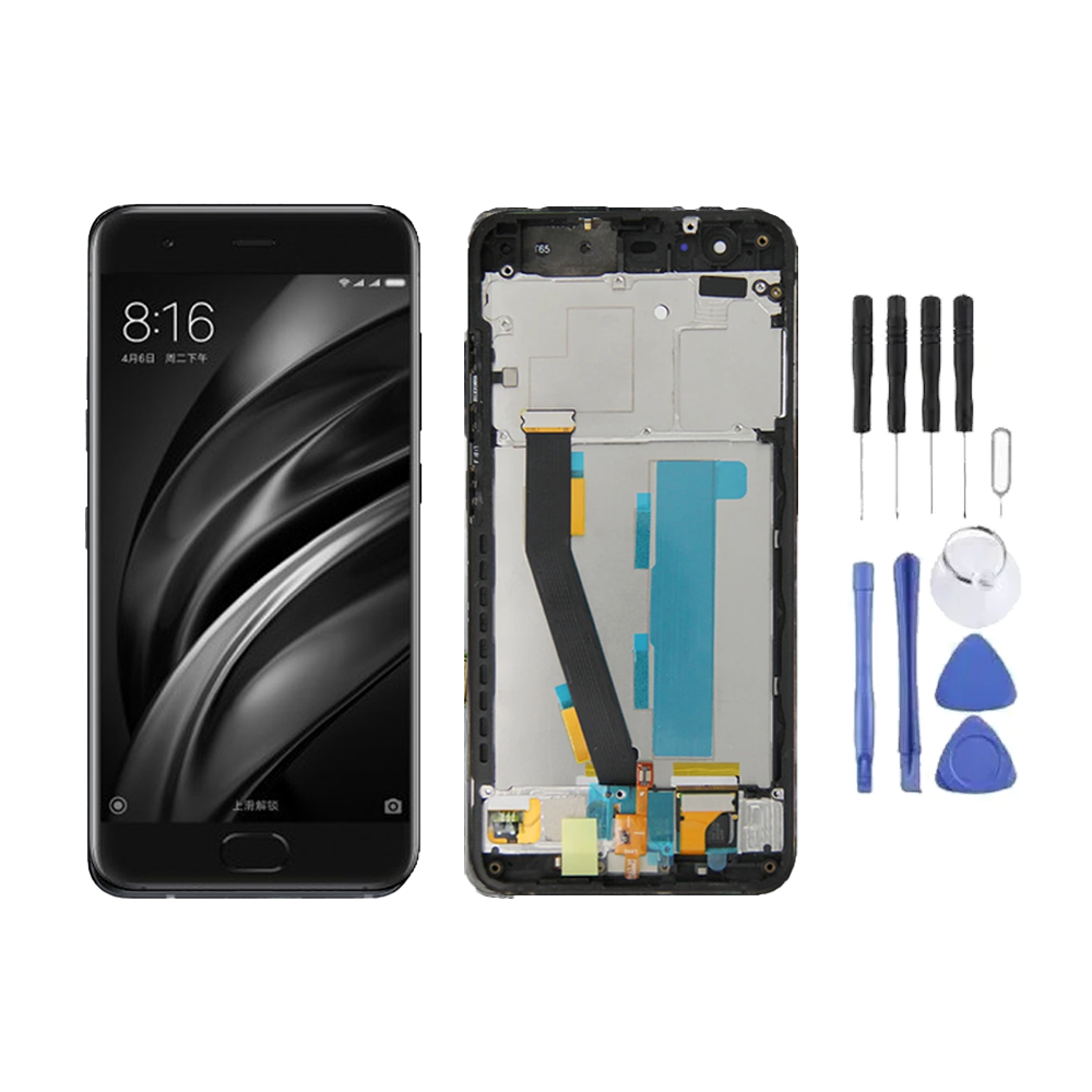 Chassis + Ecran LCD + Vitre pour Xiaomi Mi 6 + Kit d'outils