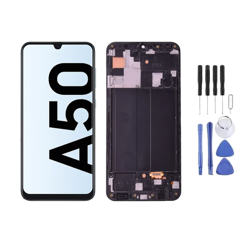 Chassis + Ecran LCD + Vitre pour Samsung Galaxy A50 (A505) + Kit d'outils