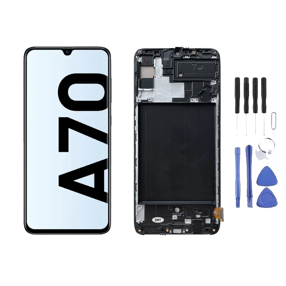 Chassis + Ecran LCD + Vitre pour Samsung Galaxy A70 (A705) + Kit d'outils